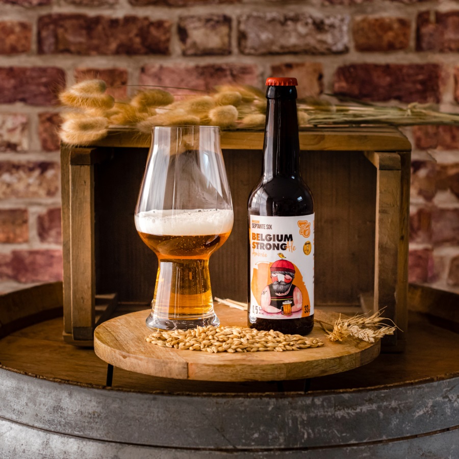 Brasserie SEPTANTESIX. Ambrée Belgium Strong 6.5%